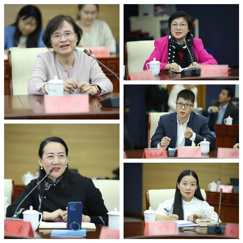 舒非、禾素、何佳霖、周江明、吳燕青發言